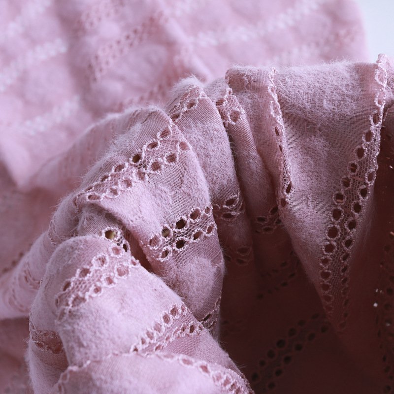 Dress Geometric Wave Lace Fabric for Women's Wear Wholesale Supplier 5